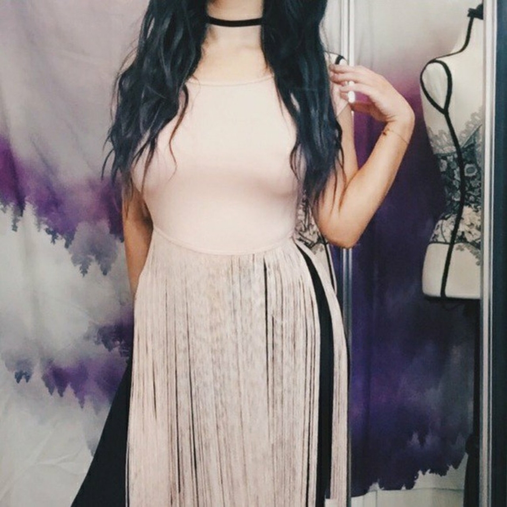 💎NEW💎 Dramatic Fringe Pastel Crop Top Tee, NWT